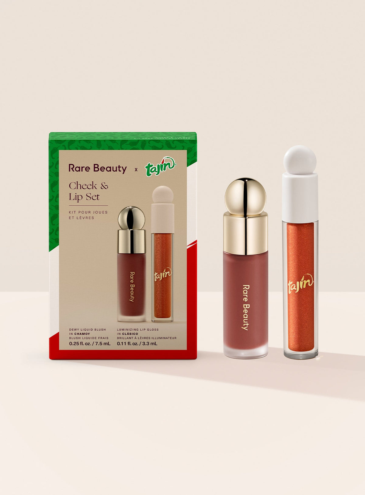 Rare x Tajín Cheek & Lip Set